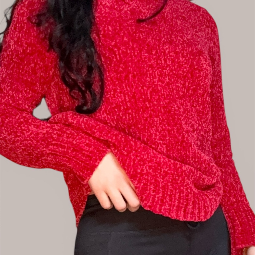 Cozy Red Women's Sweater